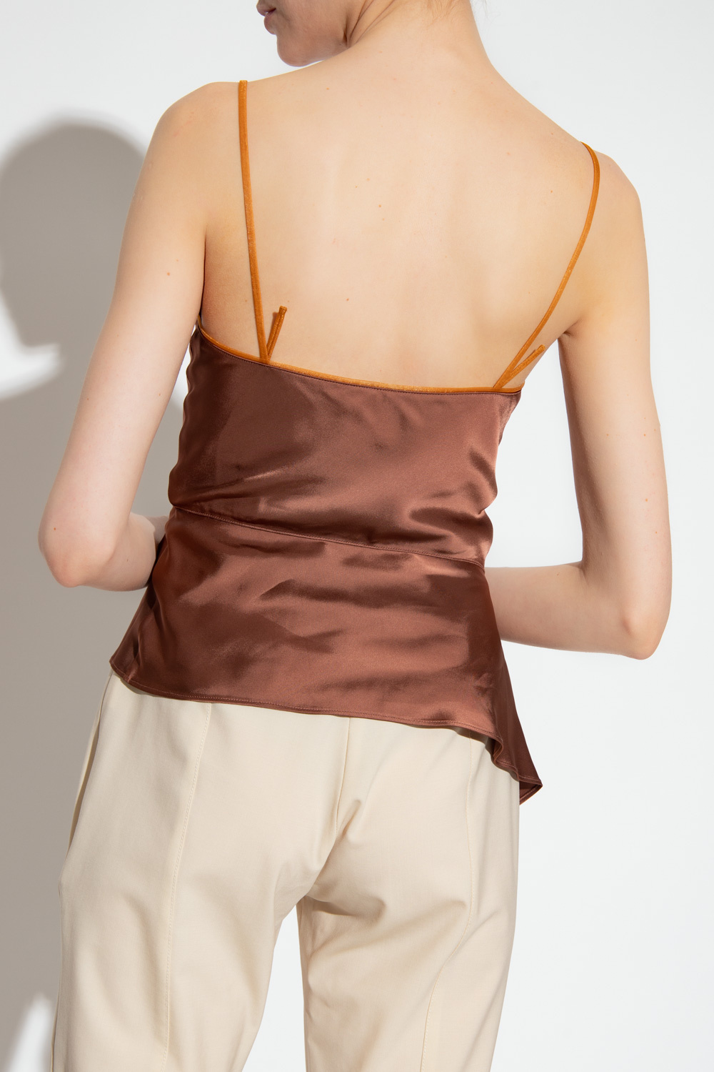 Asymmetrical tank top Helmut Lang - SchaferandweinerShops